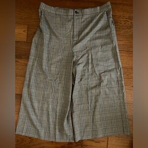 NEVER WORN: MADEWELL HUTSON PULL ON PANT IN PLAID, SIZE 2XL